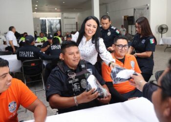 Trabajamos en Puerto Morelos para brindar bienestar y seguridad: Blanca Merari