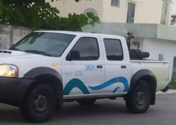 Fortalecen acciones de nebulización en Isla Mujeres para prevenir enfermedades