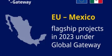 AMLO recibe a presidenta de Comisión Europea en Palacio Nacional
