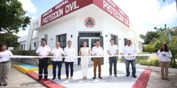Ana Paty Peralta inaugura nuevas oficinas de Protección Civil
