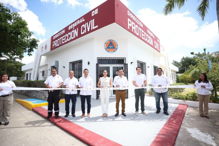 Ana Paty Peralta inaugura nuevas oficinas de Protección Civil