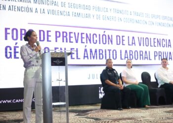 Ana Paty Peralta promueve prevención de violencia de género en ámbito laboral