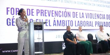 Ana Paty Peralta promueve prevención de violencia de género en ámbito laboral