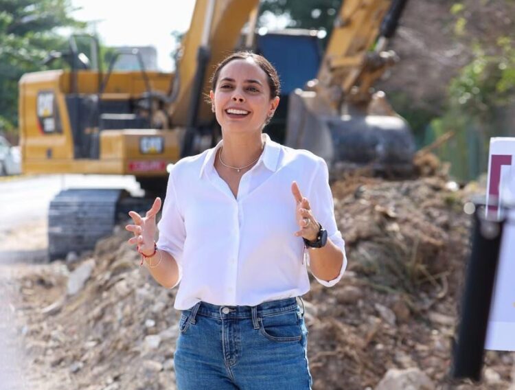Ana Paty Peralta afianza transformación de Cancún con obras para ciudadanos