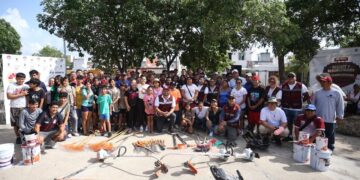 Ana Paty Peralta encabeza rehabilitación de espacios deportivos en Cancún