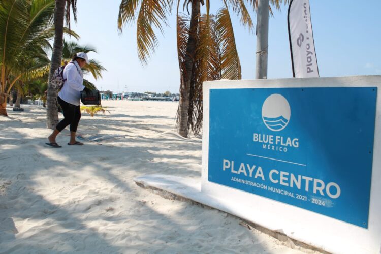 Logra Isla Mujeres cuatro distintivos Blue Flag 2023-2024