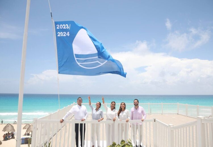 Cancún, líder en Blue Flags: Ana Paty Peralta