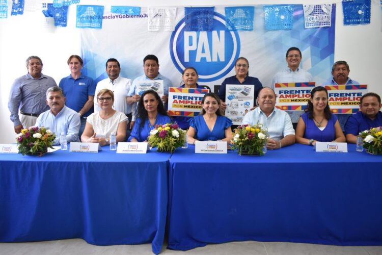 Presenta PAN Quintana Roo a coordinadores estatales del Frente Amplio por México