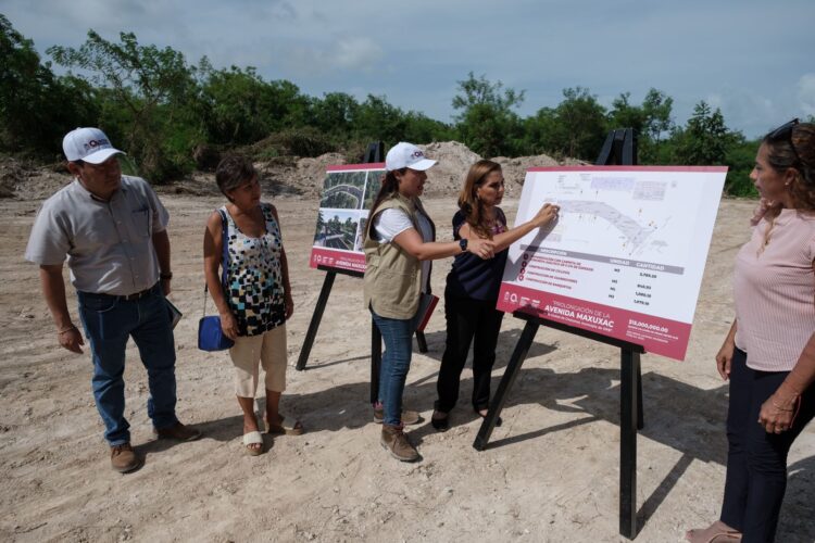 Mara Lezama anuncia inversión de 15 mdp para prolongación de la Avenida Maxuxac