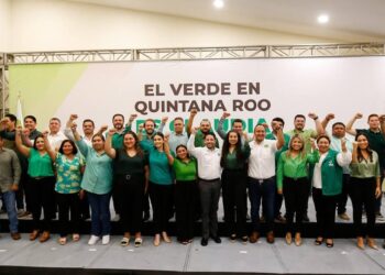 El Verde Quintana Roo refrenda su respaldo a #EsClaudia: Renán Sánchez