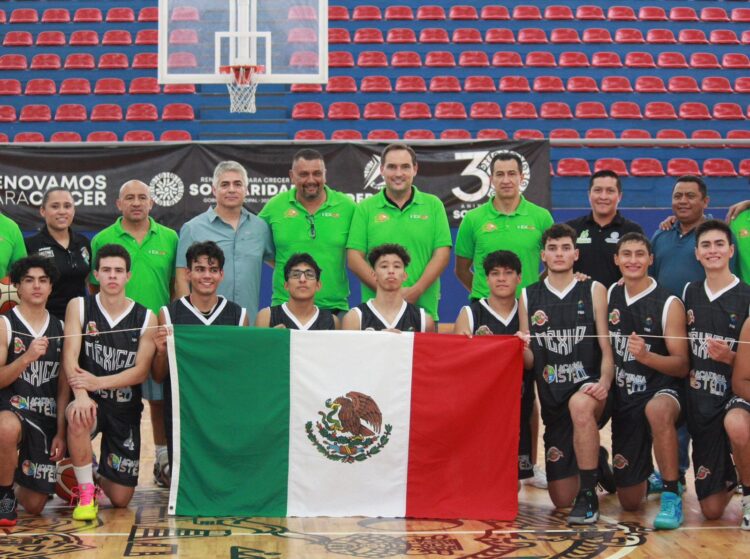 Realiza Selección Mexicana de Básquetbol Sub-17 campamento en Playa del Carmen