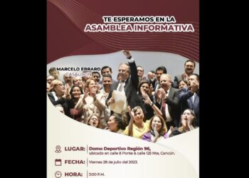 Confirmada la visita de Marcelo Ebrard a Cancún y Playa del Carmen