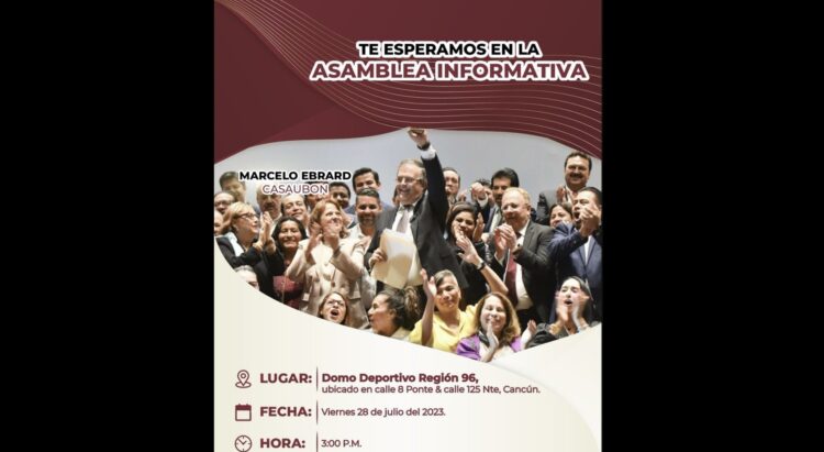 Confirmada la visita de Marcelo Ebrard a Cancún y Playa del Carmen