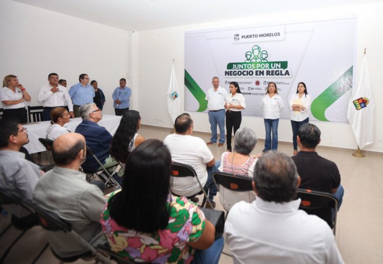 Pone en marcha Blanca Merari jornada “Juntos por un negocio en regla”