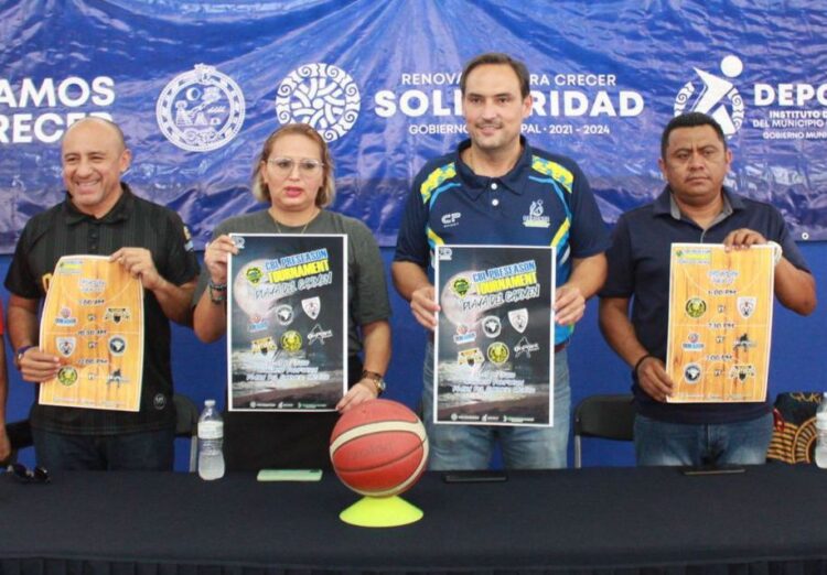 Presentan torneo internacional de básquetbol para festejos del 30 aniversario de Playa del Carmen