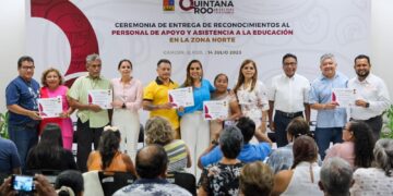Valora y reconoce Mara Lezama trabajo del personal de apoyo a la educación