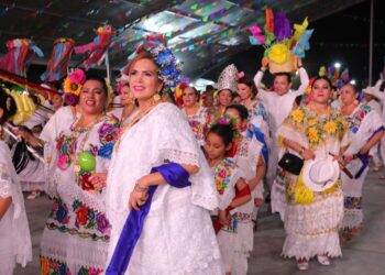 Realizan exitosa vaquería en honor a la Virgen del Carmen