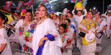 Realizan exitosa vaquería en honor a la Virgen del Carmen