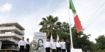 Puerto Morelos recuerda a Benito Juárez, hombre reformador y de profundas convicciones