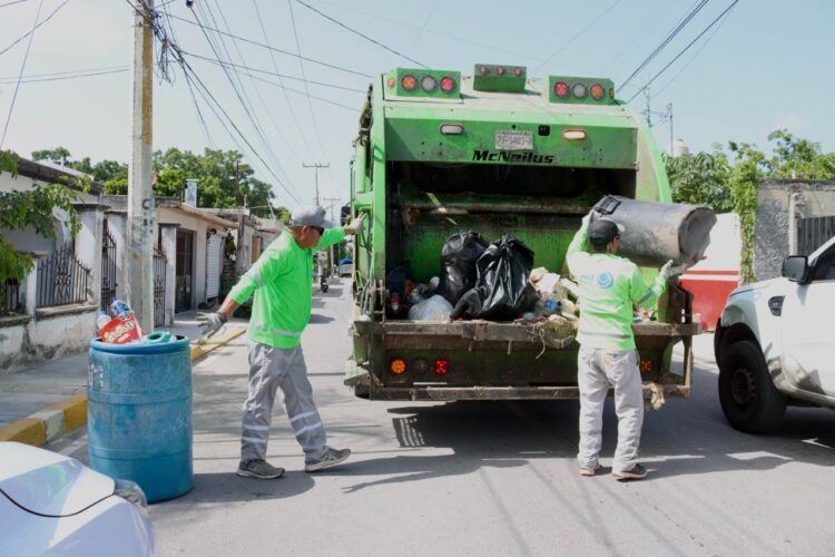 Se presta con normalidad servicio de recolección de basura en Puerto Morelos