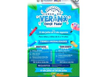 Anuncian curso de verano cultural Chéejil Páalal en Playa del Carmen