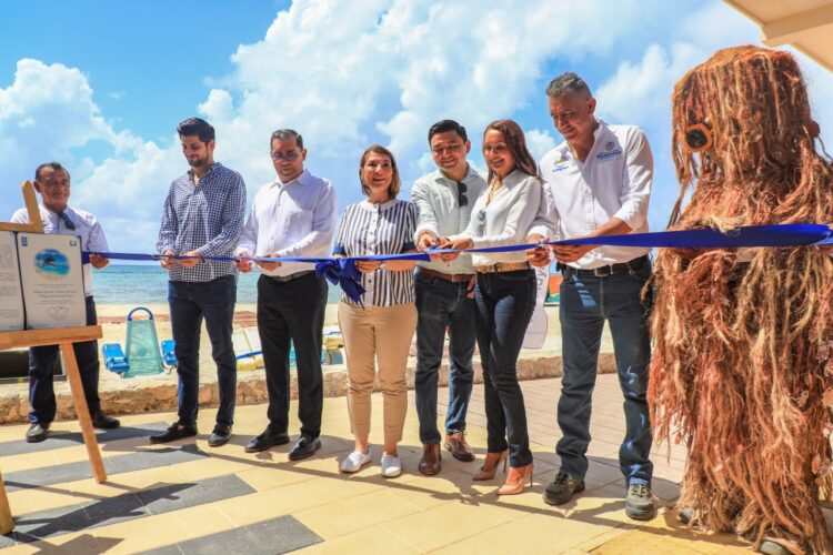 Inauguran nueva playa inclusiva “Pelícanos” en Playa del Carmen