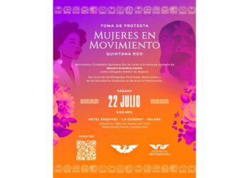 Tomarán protesta delegadas de Mujeres en Movimiento Quintana Roo