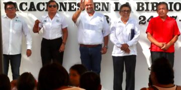 Inicia curso de verano “Mis Vacaciones en la Biblioteca 2023” en Puerto Morelos