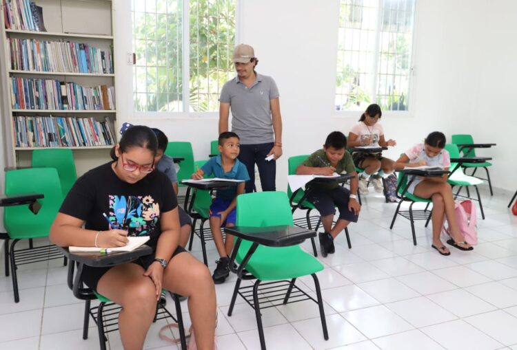 Impulsa Atenea Gómez sana convivencia entre la niñez de Isla Mujeres