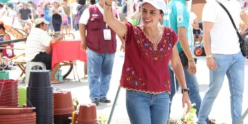 Ana Paty Peralta garantiza seguridad en los tianguis de Cancún