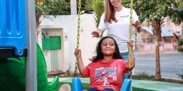 Promueve Atenea Gómez sano desarrollo de la niñez a través de parques infantiles