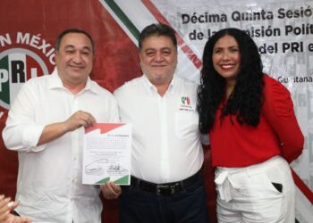 Nombran a Jorge Rodríguez y Sergio Tolosa como dirigentes del PRI en Benito Juárez y en Solidaridad