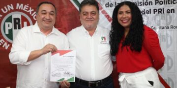 Nombran a Jorge Rodríguez y Sergio Tolosa como dirigentes del PRI en Benito Juárez y en Solidaridad
