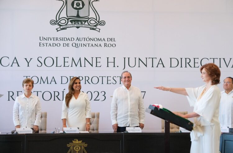 Cuenta la UQROO con Mara Lezama para transformar su futuro