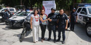 Gobierno de Blanca Merari recibe nuevas patrullas por parte de Mara Lezama