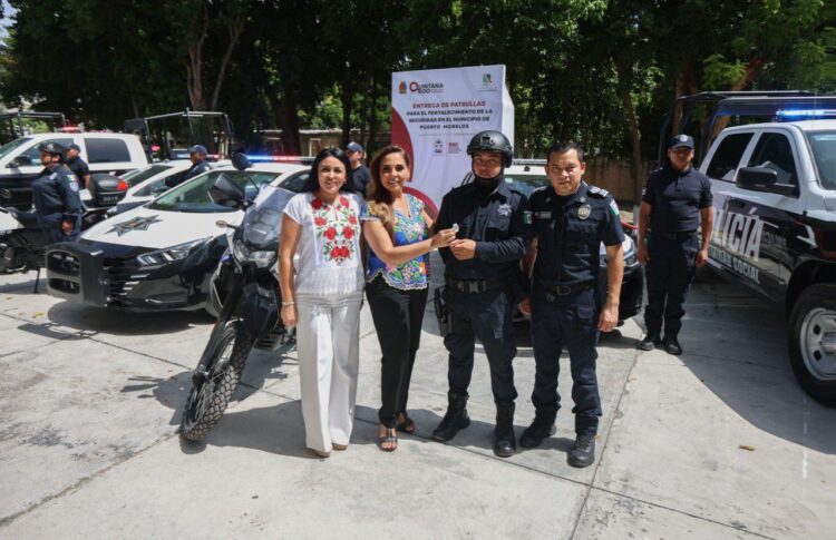 Gobierno de Blanca Merari recibe nuevas patrullas por parte de Mara Lezama