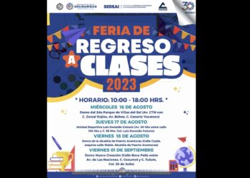 Invita gobierno de Solidaridad a feria del regreso a clases