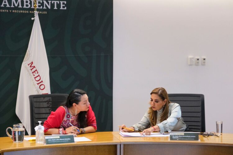 Revisa Mara Lezama con SEMARNAT proyectos para desarrollo sustentable en Quintana Roo