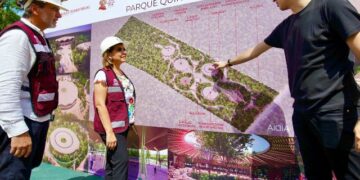 Mara Lezama construye el Parque Quintana Roo en Chetumal para transformar la capital