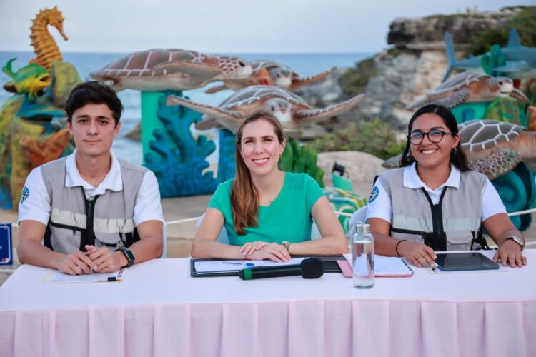 Anuncia Atenea Gómez inauguración del Malecón Caribe en Isla Mujeres