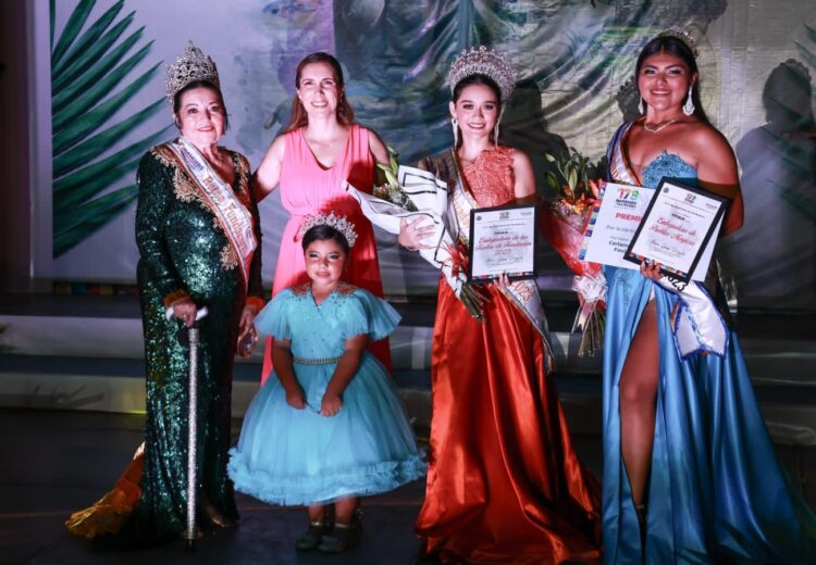 Encabeza Atenea Gómez Imposición de Banda a Embajadoras de Fiestas Fundación 2023