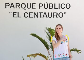 Atenea Gómez ultima detalles para inauguración del parque El Centauro