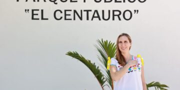 Atenea Gómez ultima detalles para inauguración del parque El Centauro
