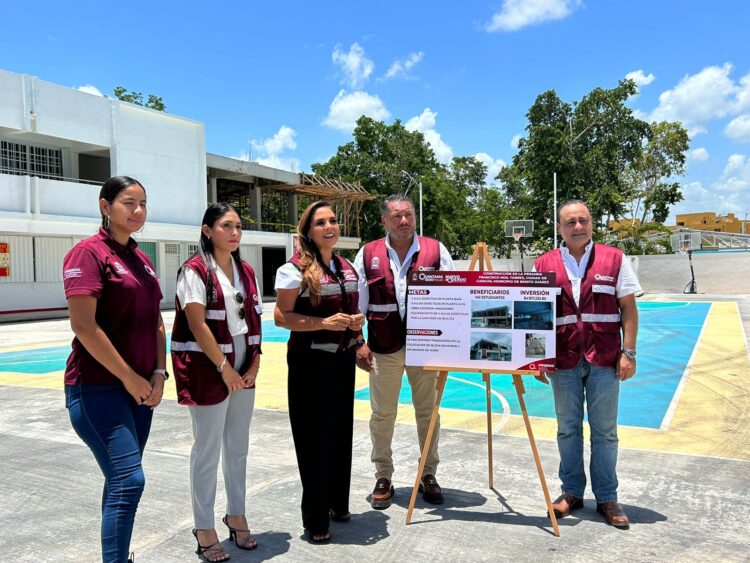 Mara Lezama invierte en educación con obras de calidad