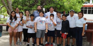 Fomenta Atenea Gómez salud bucal entre las niñas y niños de Isla Mujeres