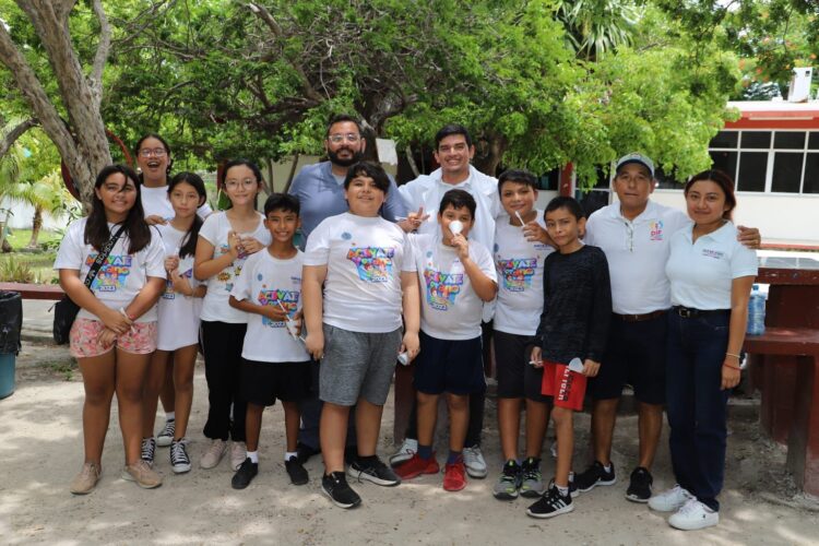 Fomenta Atenea Gómez salud bucal entre las niñas y niños de Isla Mujeres