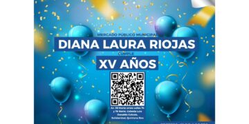 Festejarán XV aniversario de mercado Diana Laura Riojas en Playa del Carmen