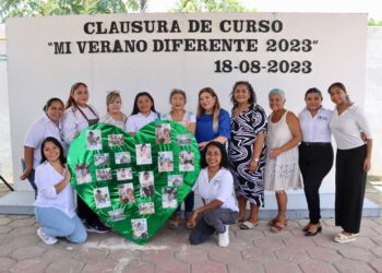 Clausuran curso “Mi verano DIFerente” en estancia infantil en Puerto Morelos