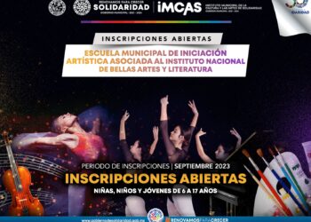 Inscripciones abiertas en Escuela Municipal de Iniciación Artística en Playa del Carmen