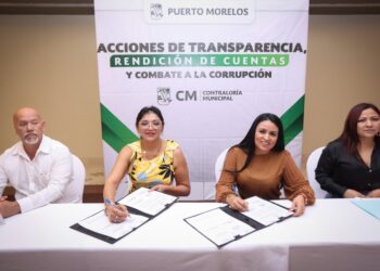 Avanza Puerto Morelos con paso firme en transparencia: Blanca Merari